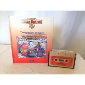 Teddy Ruxpin Tweeg and The Bounders‎ Worlds of Wonder 1985 Book Cassette Tape